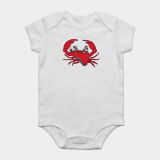 Cancer Roller Skate Crab Baby Bodysuit